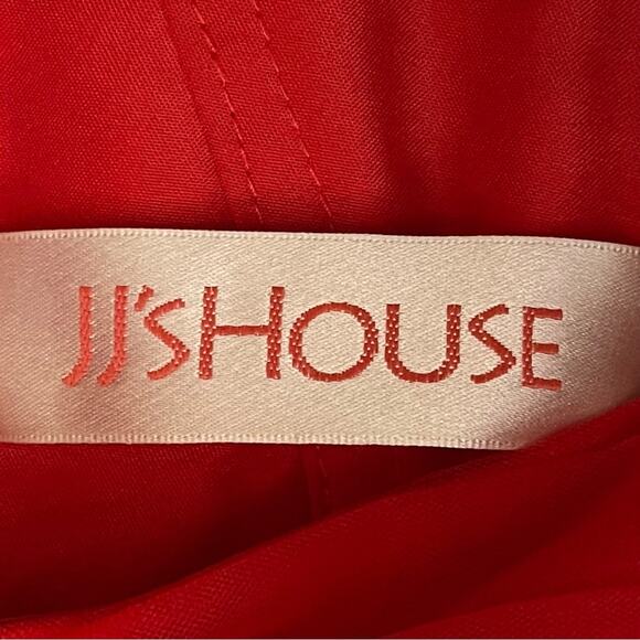 JJ’s House Sheer Red Beaded Evening CastleCore Glam Midi Dress NWOT Size S - Picture 8 of 14